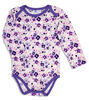Baby Mode 3 Piece Vest Set: Purple Floral 24M