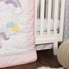 Baby's First by Nemcor 4-Piece Nursery Bedding Set, Rainbow Skies