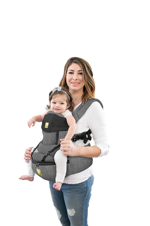 LILLEbaby SeatMe 3.0 All Seasons Carrier - Heathered Grey
