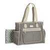 Carter's City Tote Diaper Bag Grey Textured