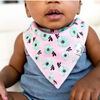 Copper Pearl Bloom Bandana Bib Set