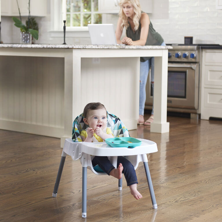 Eat and Grow 4-in-1 Convertible High Chair (Pop Star Grey)