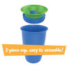 Playtex Sipsters Sippy Cup - 360⁰ - Royal Blue & Ocean Teal