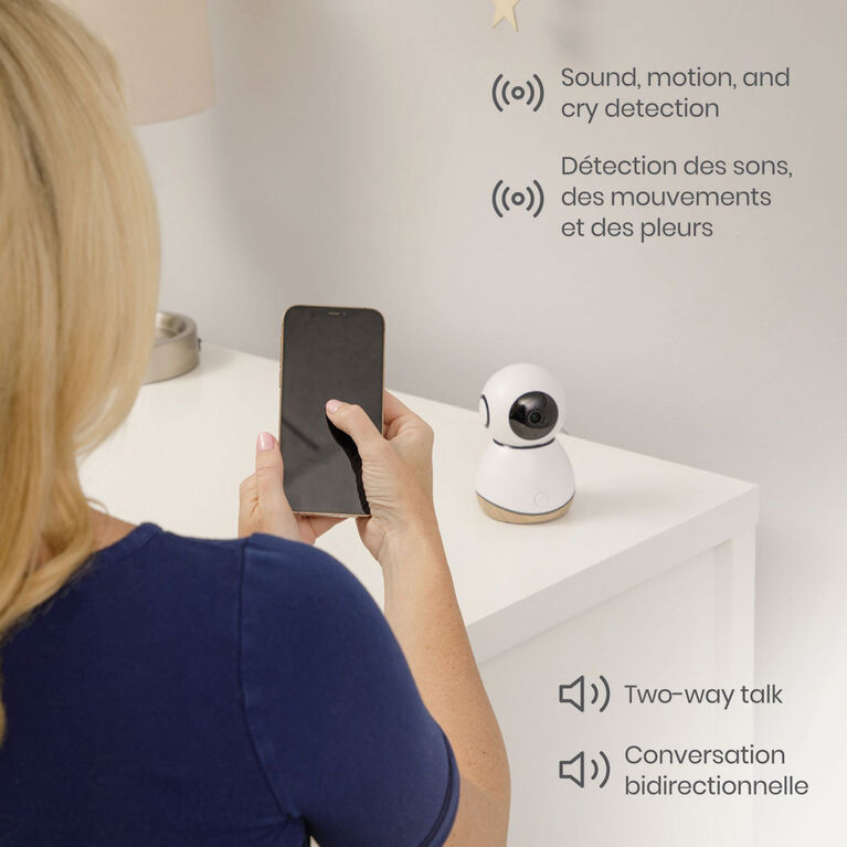 Moniteur pour bébé intelligente 360° de Safety 1st