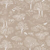 Just Born  - 2 piece Swaddle Blanket+Hat Ivory Tan Forest