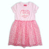 Robe Barbie à Manches Courtes - Rose