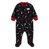 Nike footed Coverall - Black, 0-3 newborn