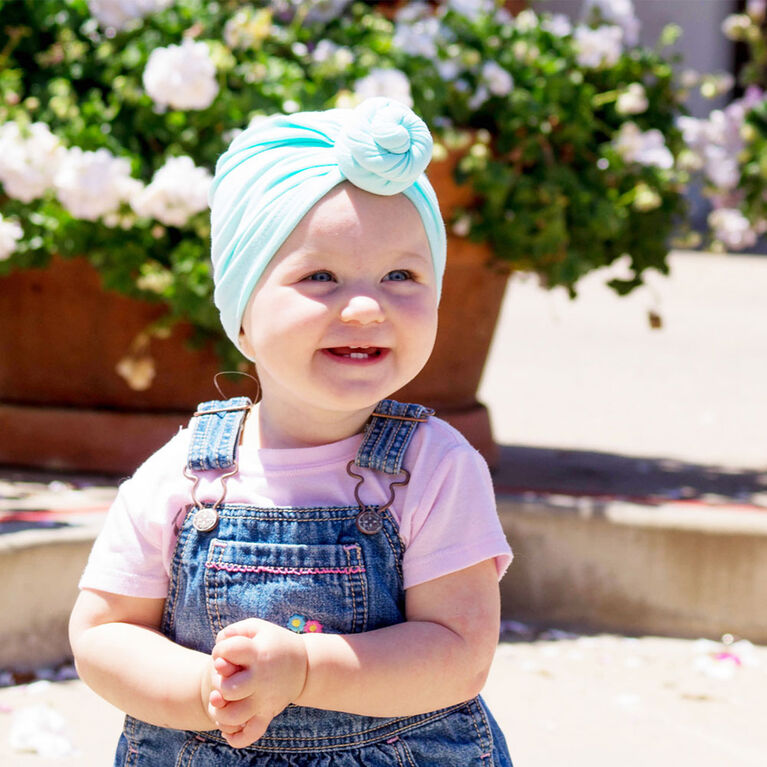 Babywisp - Turban Knot Hat - Light Blue