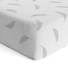 Kushies Drap contour pour lit de bébé Plume grise