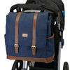 Carter's The Stride Backpack Diaper Bag - Chambray with Tan Trim