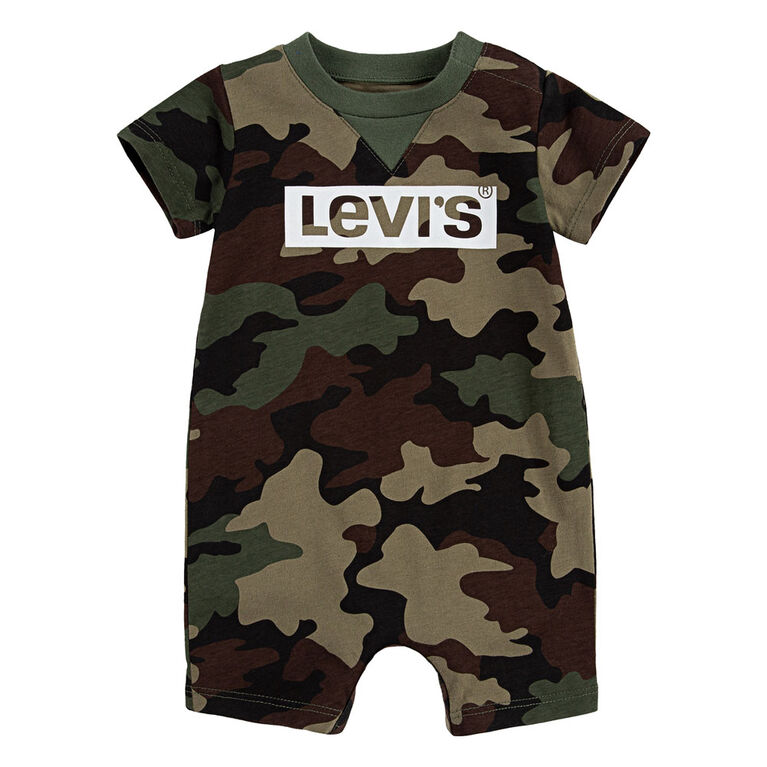 Levis Romper - Camouflage, 18 Months