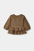 Robe Péplum Volants Brun RISE Little Earthling