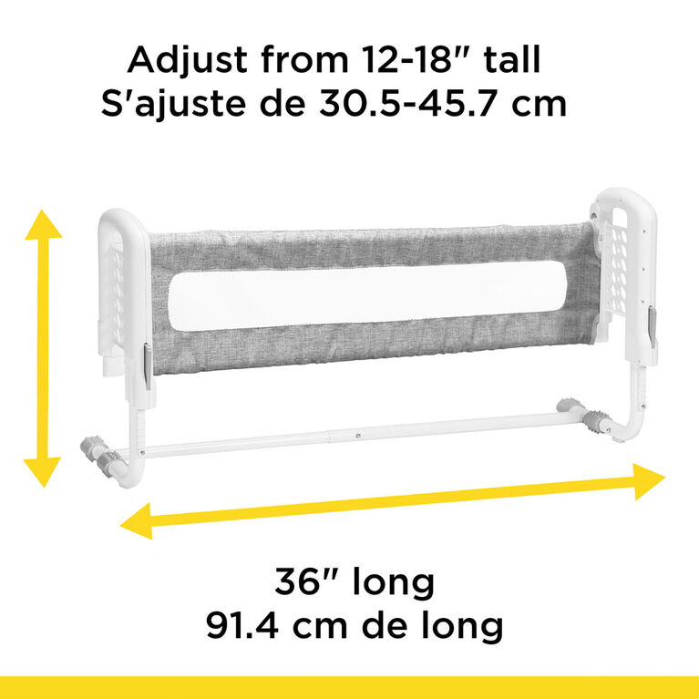 Safety 1st Top Of Mattress Bed Rail - Grey