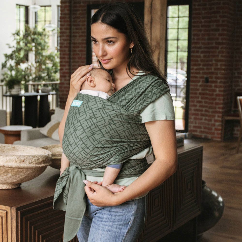 MOBY Classic Wrap Baby Carrier Olive Etch Babies R Us Canada