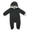 Rococo Quilted Pramsuit - Grey, 6-12 Months