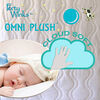 Forty Winks - Organic Cotton velour Quilted Waterproof, breathable crib mattress cover - Cream