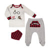 Harry Potter 3 Piece Layette Set - Grey, 9 Months.