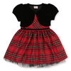 Rococo Taffeta Dress Set Red 6/12M