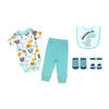 Baby Mode 5 Piece Set: Teal Dinosaur