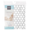 Kushies Change Pad Fitted Sheet - Grey Ornament