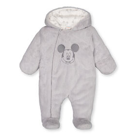Mickey Mouse Pramsuit Grey 3/6M