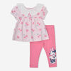 Disney Minnie Mouse 2 Piece Top/Legging Set Pink