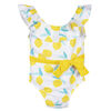 Gerber - Baby & Toddler Lemon Squeeze One-Piece Swimsuit With Ruffle - 4T