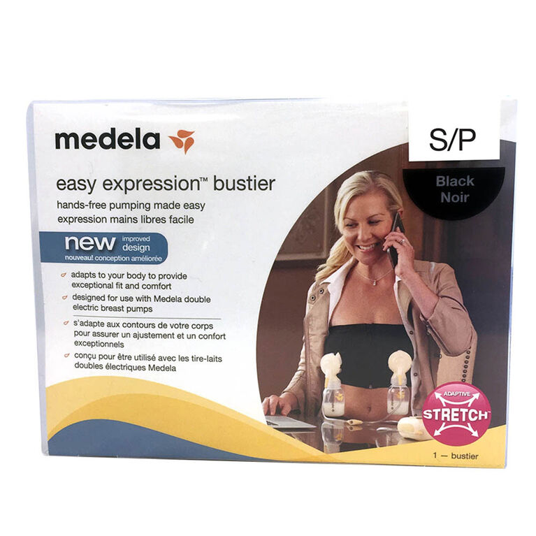 Medela Easy Expression Bustier - Black, Small