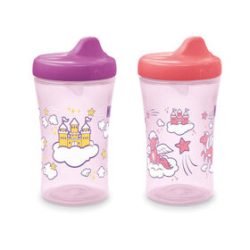 NUK Hide 'N Seek Hard Spout Cups, 10OZ, 2pk - Pink