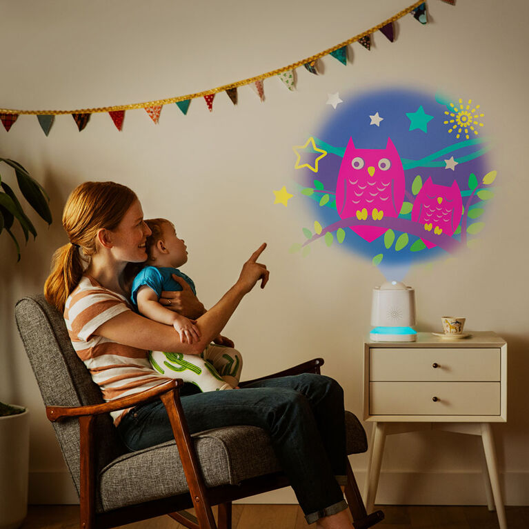 Système de projection audiophonique pour chambre de bébé