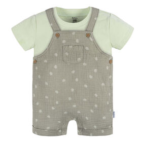 Gerber Childrenswear - 2-Piece Infant Set - Neutral - Palm - NB