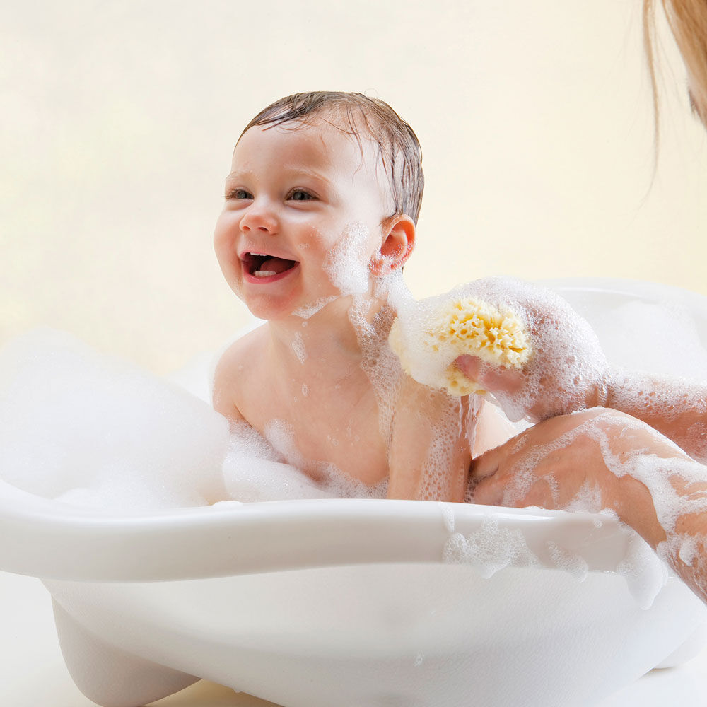 Infant sponge discount bath