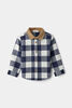 Chemise Flanelle Velours C. Marine 12-18M