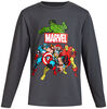 Marvel - t-shirt &agrave; manches longues - Avengers / charbon / 6T