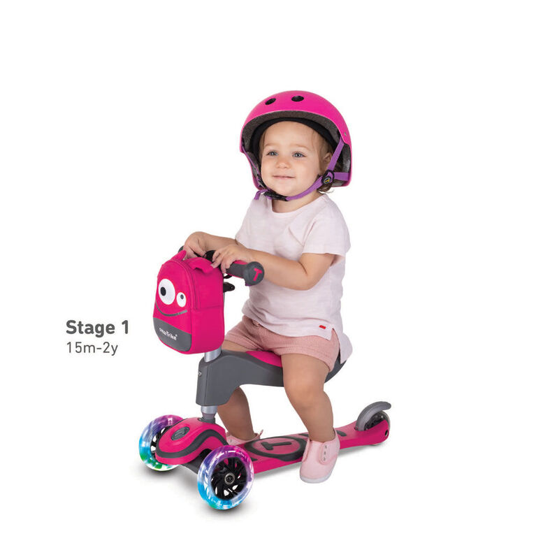 smarTrike T1 3 Stage scooTer - Pink