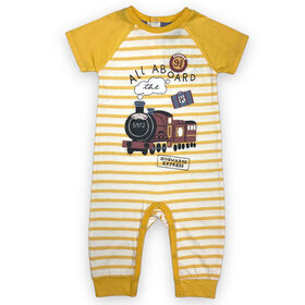 Harry Potter - Barboteuse &agrave; manches courtes - Jaune