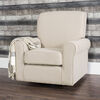 Forever Eclectic by Child Craft Serene Upholstered Glider, Flecked Tan