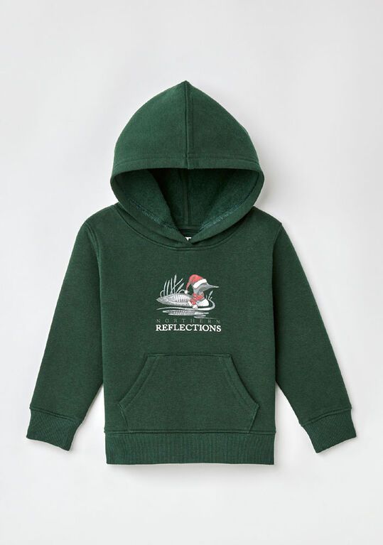 Northern Reflections Iconic Santa Hat Loon Hoodie Green 18-24M