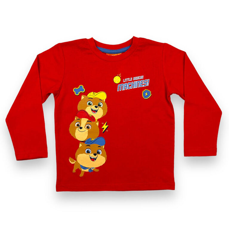 Paw Patrol Long Sleeve Tee - Red - 3T