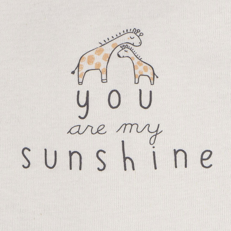 Gerber Childrenswear    Lot de 3 body manches courtes My Sunshine Neutre 