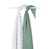 Lulujo - 2 Pack Cotton Muslin Swaddles - Bunny+Fern
