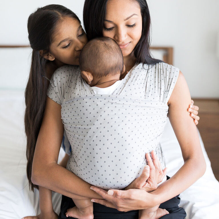 Ergobaby Aura Wrap Pearl Grey Dots Babies R Us Canada