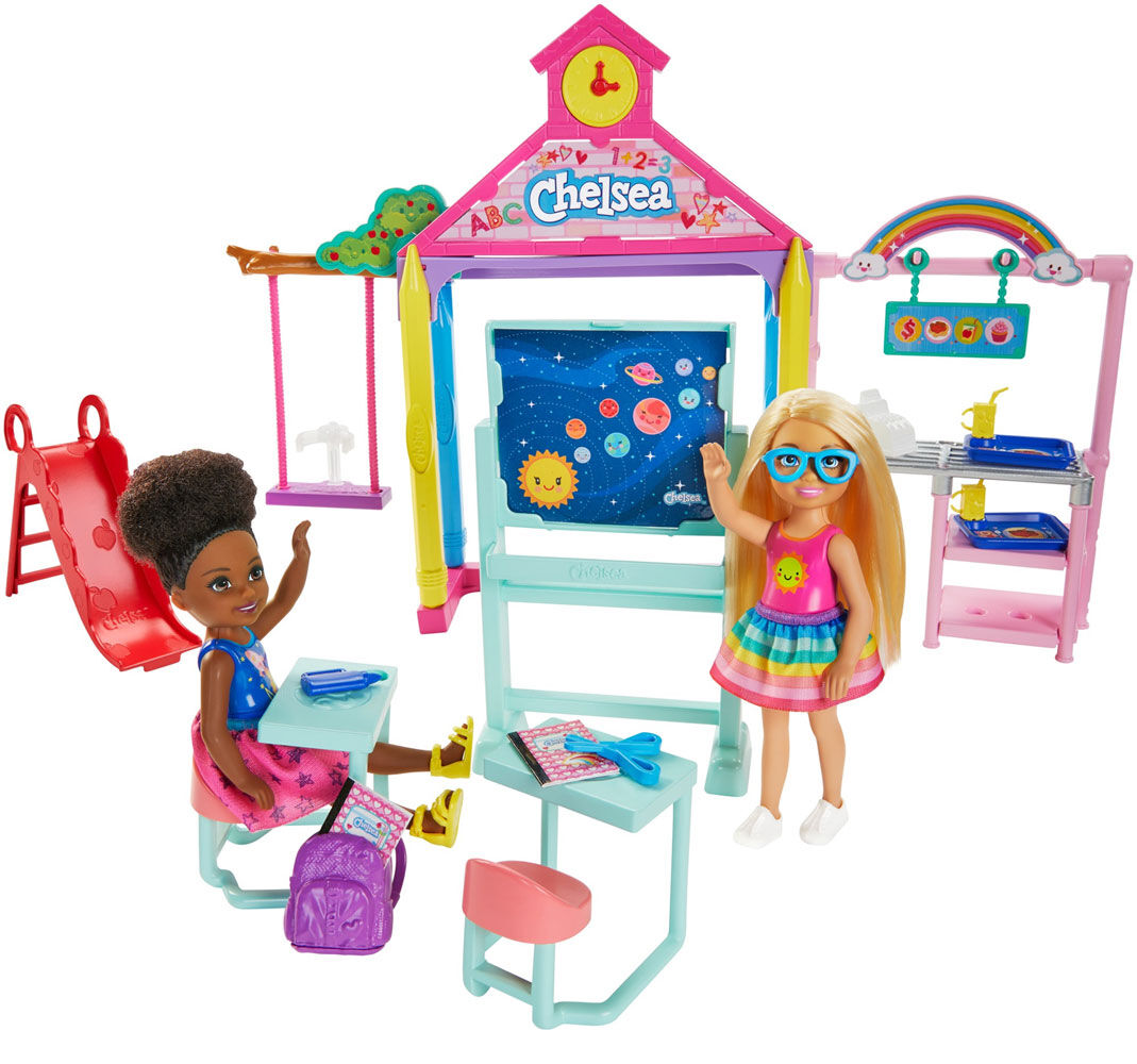 Barbie Club Chelsea Doll and School Playset 6 inch Blonde with Accessories Toys R Us Canada
