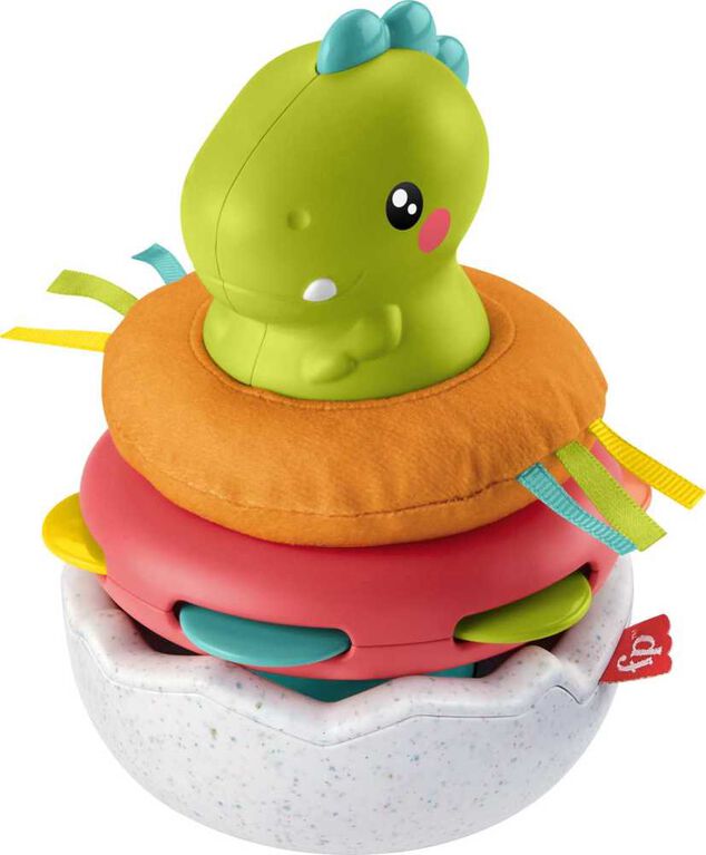 Fisher-Price Paradise Pals Wobble and Stack Dino