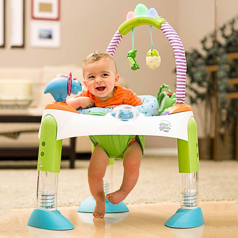 Evenflo Exersaucer Pliage Rapide Et En Route, D Est Pour Dino.