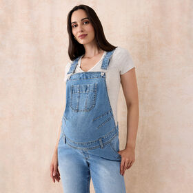 Motherhood - Straight Leg Overall - Medium Wash - S