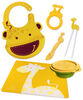 Marcus & Marcus Baby Bib & Collapsible Bowl & Feeding Spoon & Chopsticks & Teether & Placemat - Giraffe.