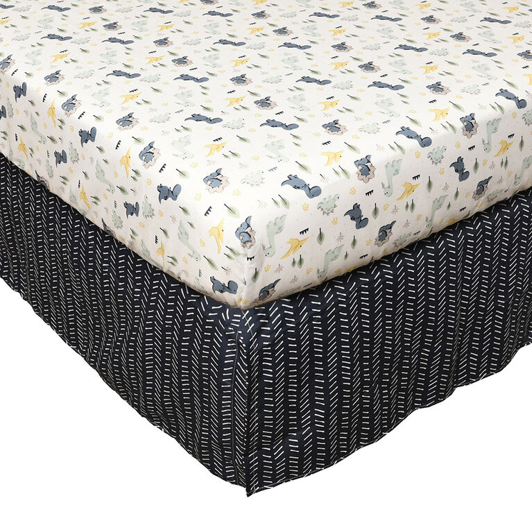 Baby's First by Nemcor 4-Piece Nursery Bedding Set, Roarly Awesome