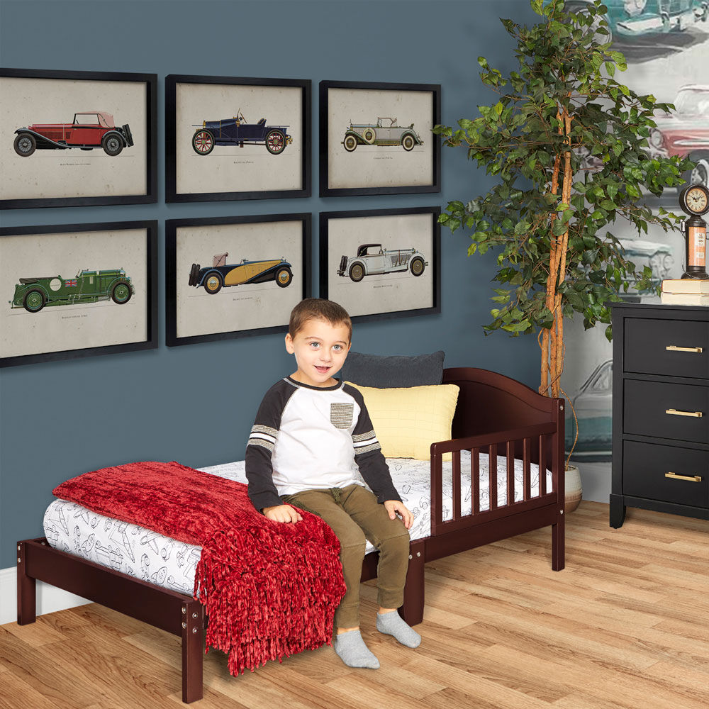 Espresso toddler bed outlet
