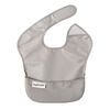 Tiny Twinkle - Mess Proof Easy Bib  - Grey 6-24M